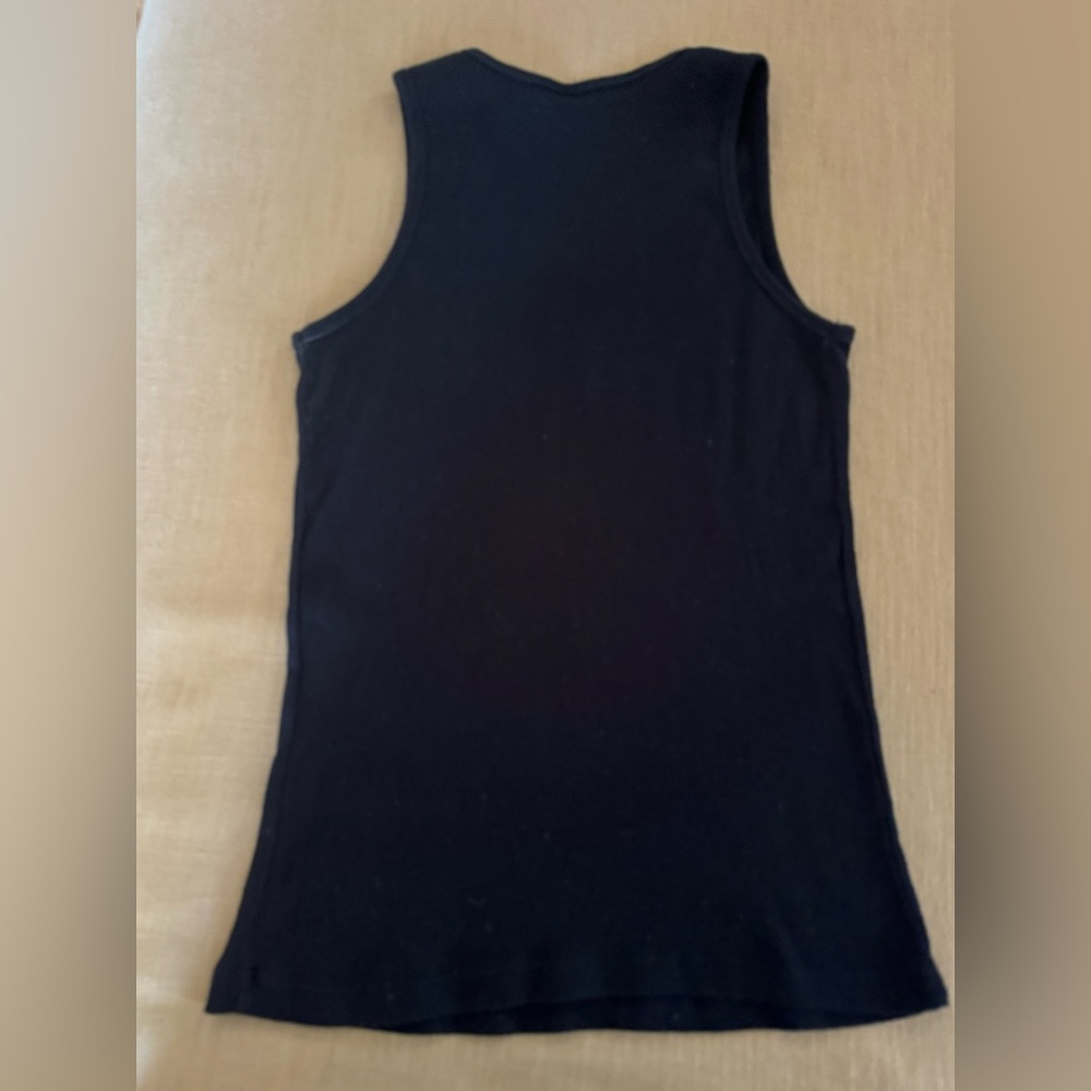 Worn once! Cabo San Lucas Classic Black Sequins Sleeveless Top